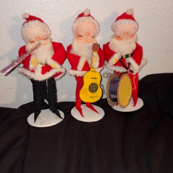 Vintage Santa Claus Musicians - Picture 3 of 10